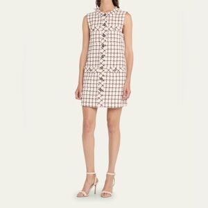 Veronica Beard Laurel Sleeveless Tweed Mini Dress Size 8 NWOT